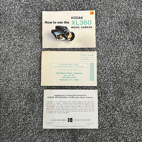 Kodak XL360 Movie Camera - Black and Silver - Picture 3 of 7